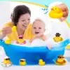 12/24/36 Set Cowboy Rubber Duck Mini Rubber Duckies with Mini Cowboy Hat Swim Circle Sunglasses for Bathtub Toys Car Dashboard 5