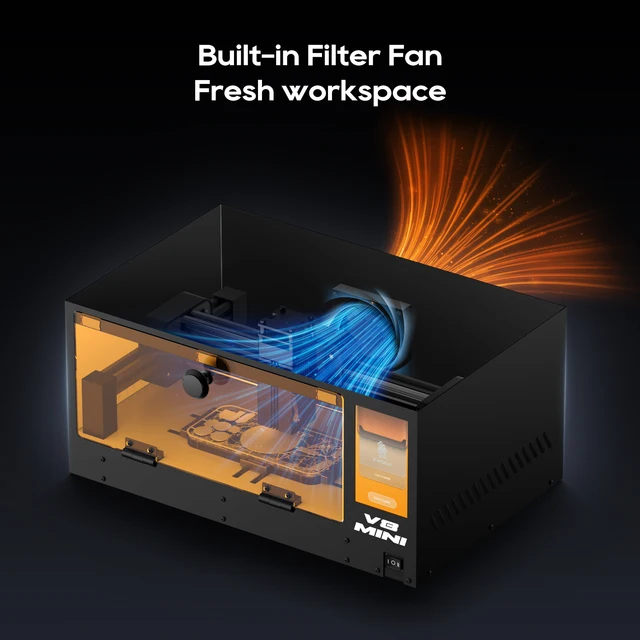 ماكينة ليزر Xwitzeal V8MINI – إزالة الظهر الخلفي (iPhone X-17) مع قوالب حديد 4