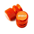 Valve caps-Orange