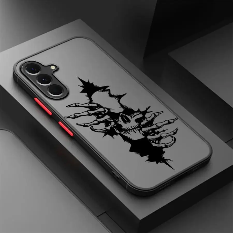 Spooky Skull Pattern Phone Case - Four Unique Designs, Protective Back Cover