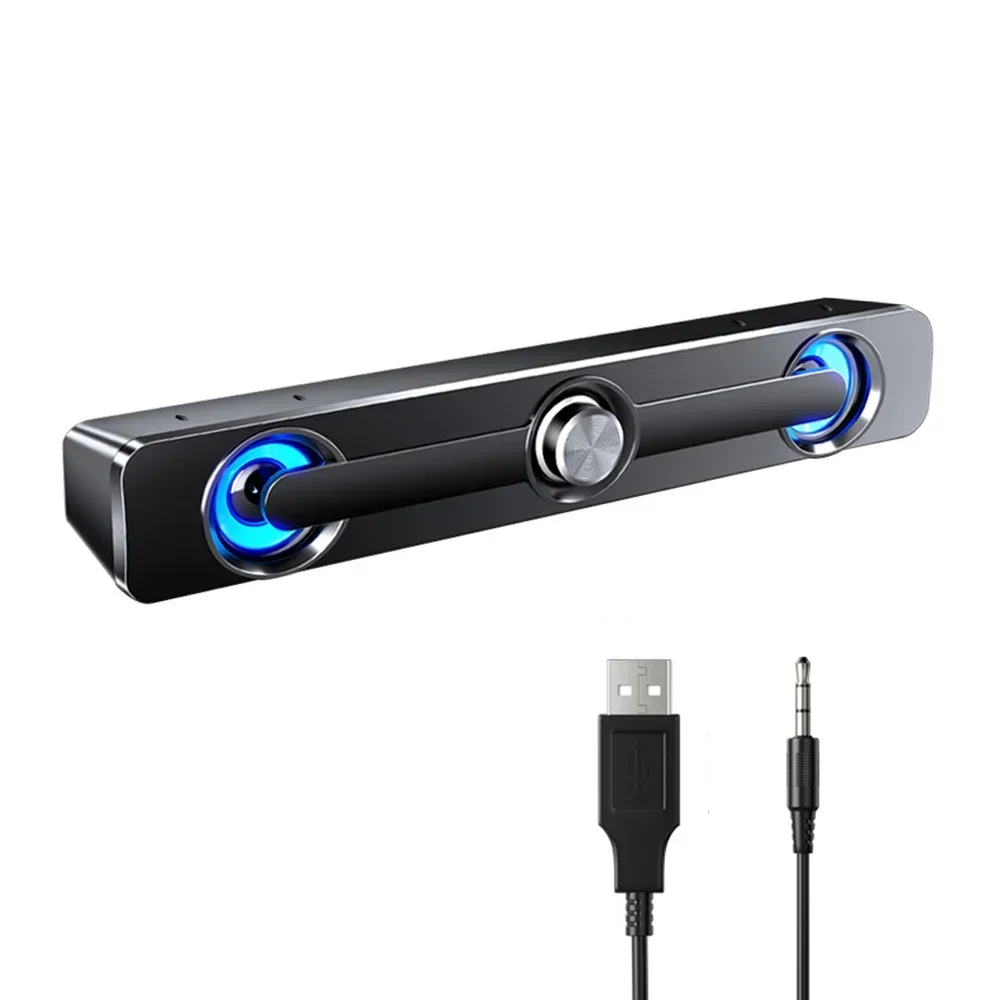 Description Picture 4 of itemV-111 Computer Speaker USB Wired Powerful  Bar Stereo Subwoofer Bass Speaker Surround  Box for PC Laptop Phone Tablet MP3 MP4