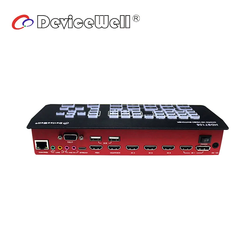 Переключатель для видеопотока DeviceWell HDS7105-V21 5 каналов 4 1 * DP переключатель hds7105 _ 2021