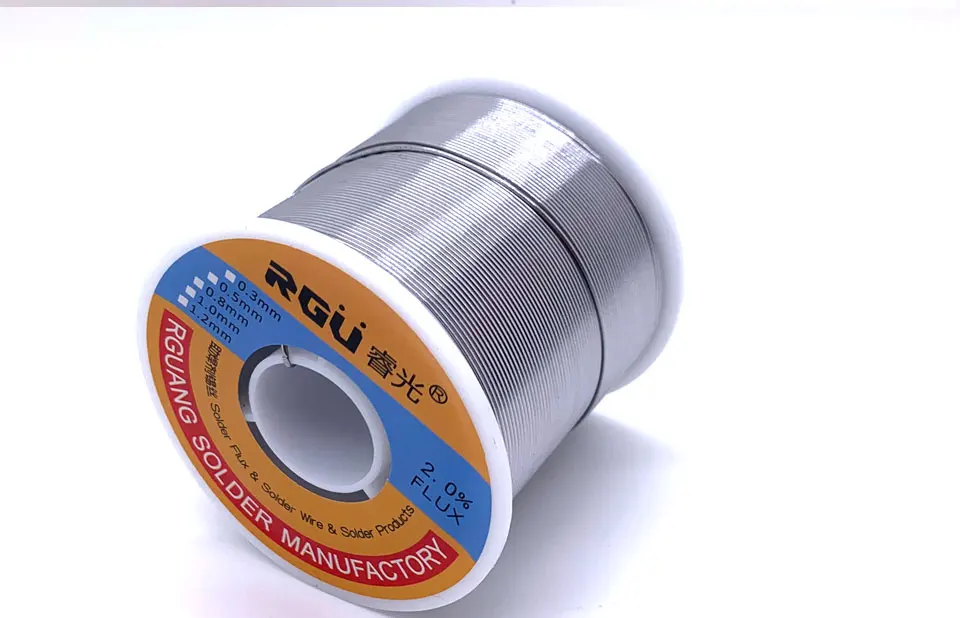 Solder Wire no Clean Rosin Core Tin Solder Wire Roll Soldering Welding Flux 1.5-2.0% Iron Wire Reel 200g/500g 0.8/1/1.2mm images - 6