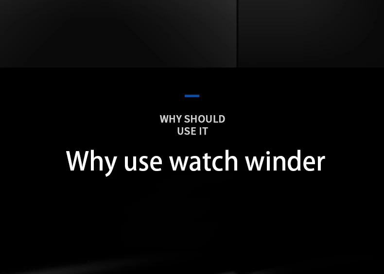 IBBETON premium automatic watch winder with quiet Mabuchi motor and carbon fiber design