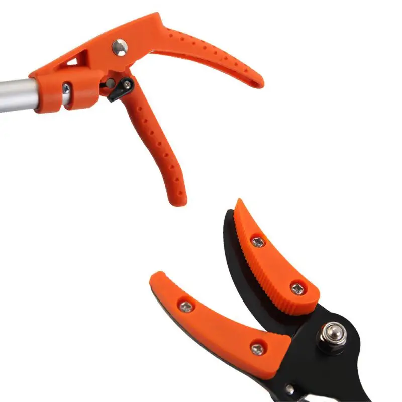0.6-2M Extra Long Telescopic Pruning Fruit Picker Hold Bypass Pruner Max Cutting 1/2 inch Tree Cutter Garden Tools Fruit Catcher 5