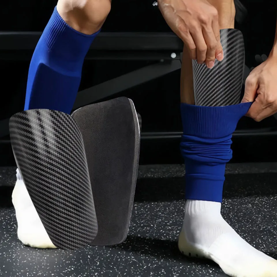 thumbnail image 5 of LOOGDEEL 1 par de espinilleras de fútbol para niños, soporte de seguridad para pantorrillas, protección para la tibia, equipo de protección para fútbol para adultos, 5 of 5
