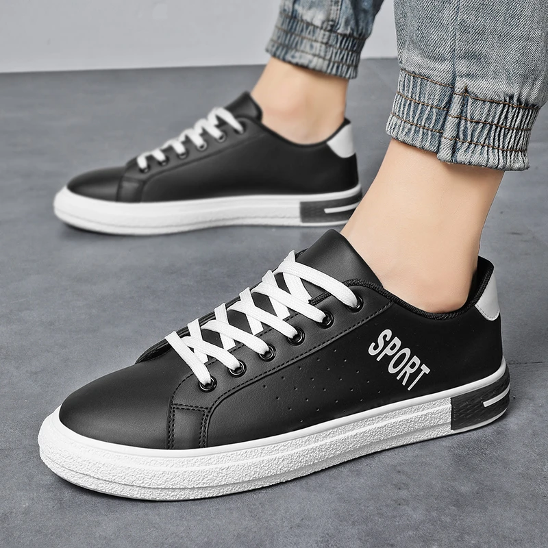 

Men's Shoes Autumn Breathable Thin Men's Sports Shoes Trend Flat Shoes Male Black Leisure Sports Light Soft Shoes Sneakers Men