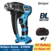 Drillpro Brushless Electric Hammer 13mm Cordless Electric Drill Concrete Demolition Hammer Rechargeable for Makita 18V Battery 1