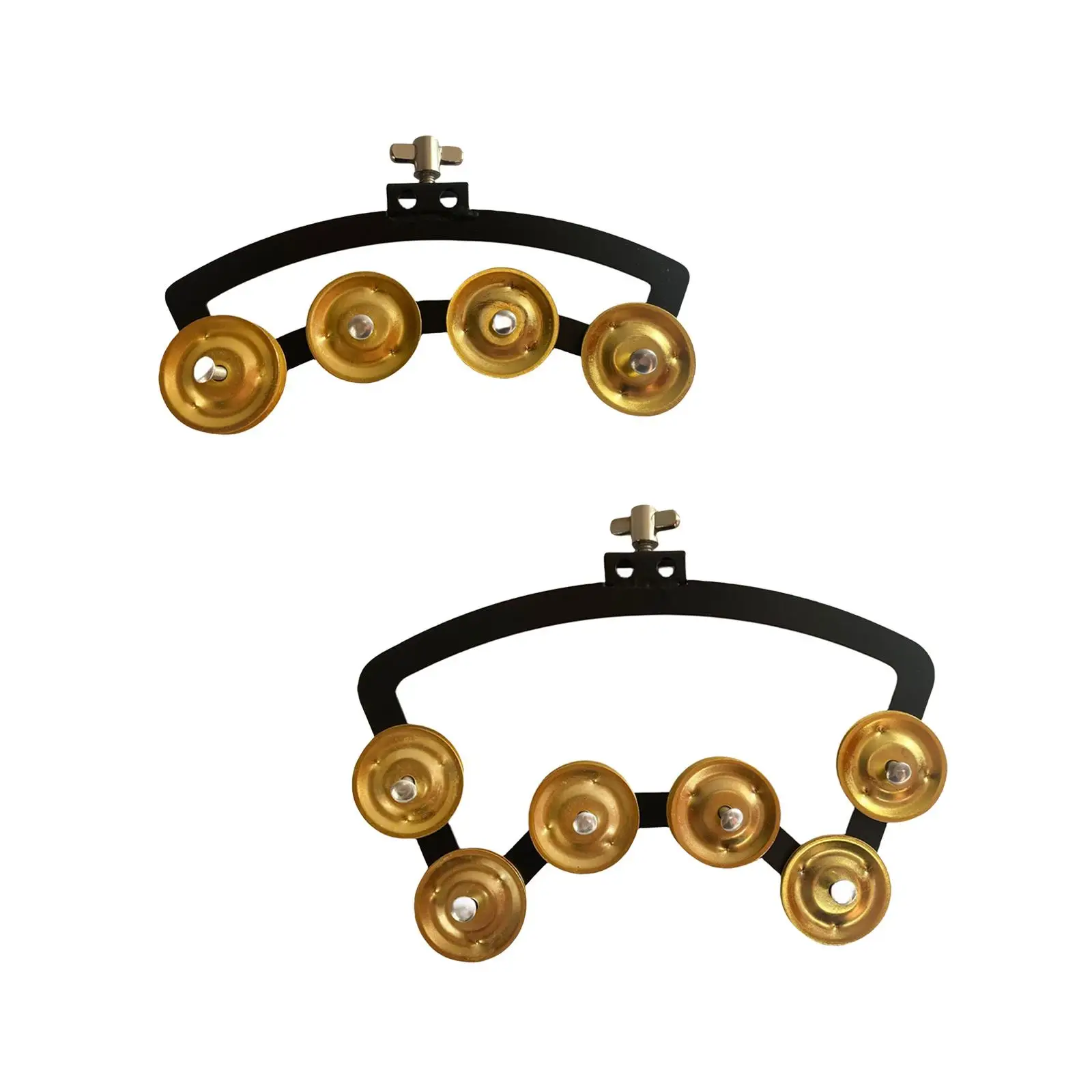 Drum Cymbals Hi Hat Tambourine Bells Durable Percussion Accessories for Stage