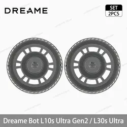 Dreame Robot Vacuum Cleaner Accessories - Main Side Brush, Mop Cloth, Hepa Filter, Dust Bag, Spare Parts Set (2 Mop Trays)