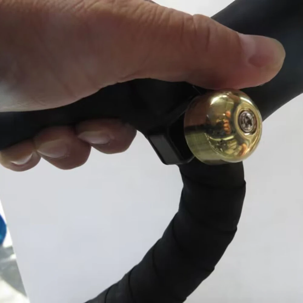 Fahrradklingel MTB Fahrrad Sicherheitsalarm Fahrradlenker-Klingel Fahrradhorn Klarer Lauter Ton Stahl Kupfer – Detail 11