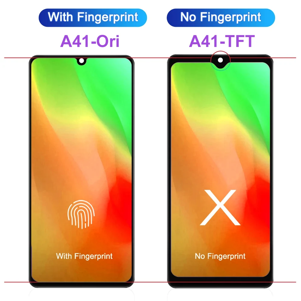 Galaxy - 【B】SC-41A/Galaxy A41/355518114053970 6.1'' A41 Super AMOLED For Samsung Galaxy A41 LCD A415 A415F