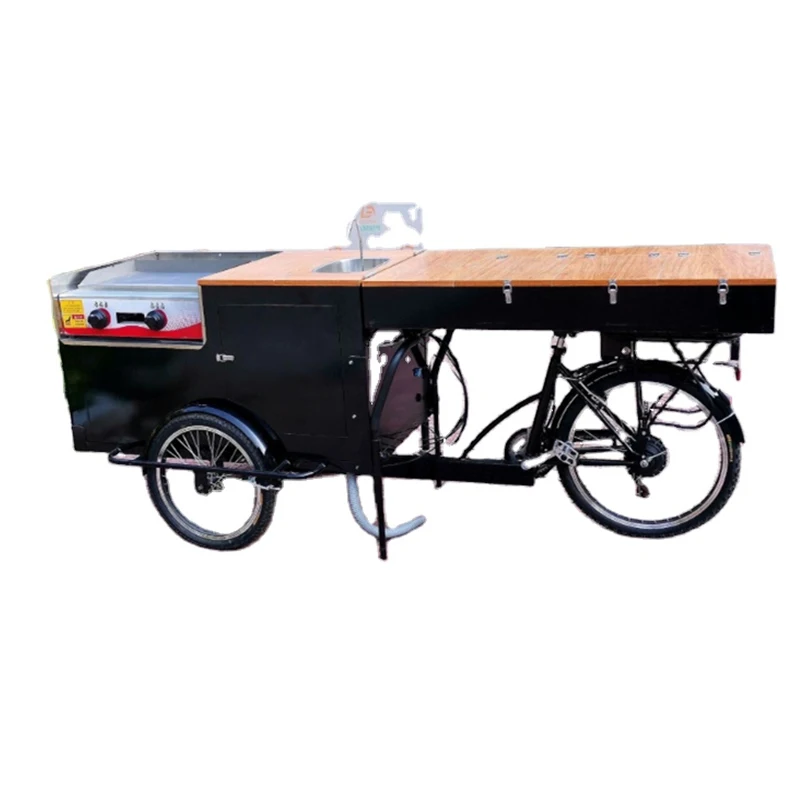 3 Ruote Food Bike Da Asporto Reverse Riding Vendita Mobile Trike Per Adulti Pedali Tricicli Snack Bicicletta Elettrica