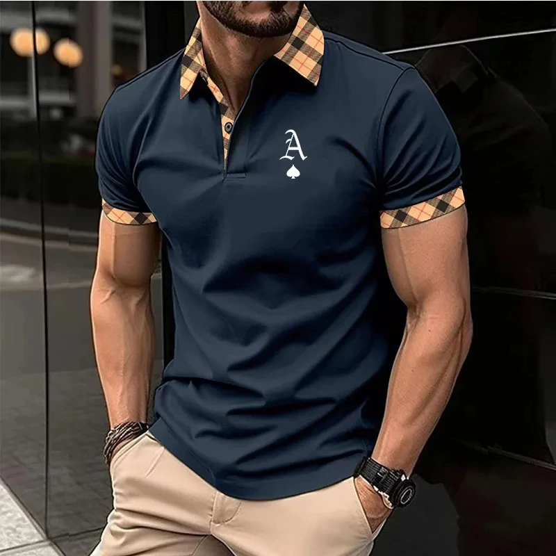 Fashion Simplicity Letter Print Polo T Shirt For Men Summer Outdoor Sports Golf Clothing Casual Lapel Short Sleeve Button Shirts 8 S3cbd6e2f255646d3850d5598cd6321a1Y