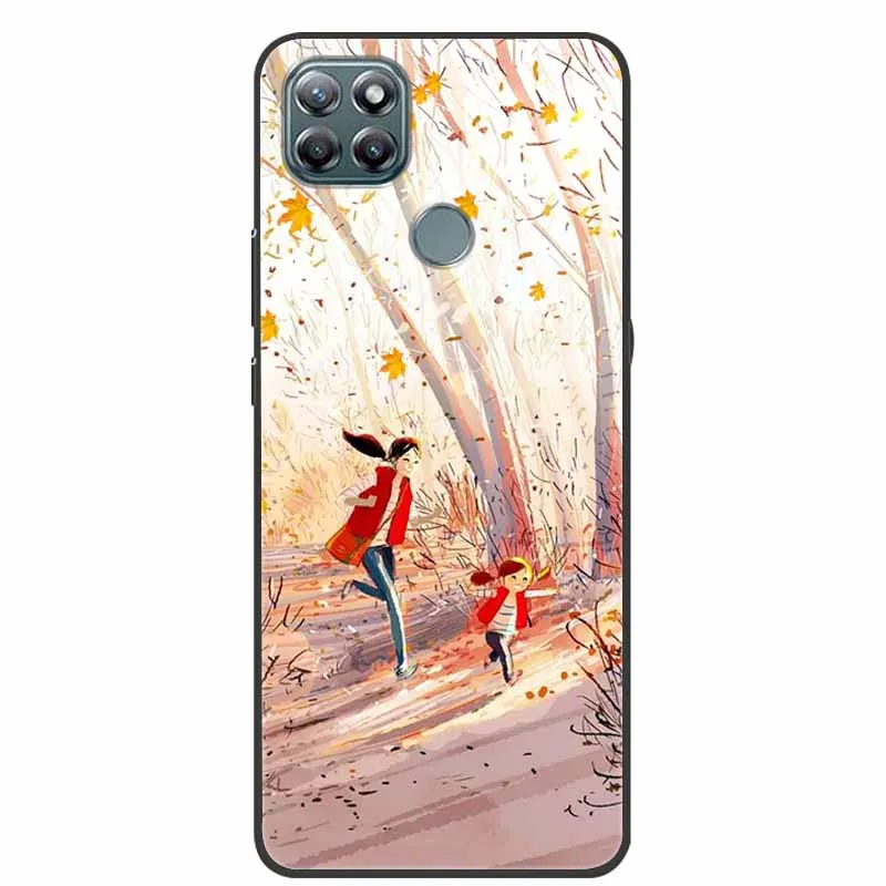 Lenovo K12 Pro Soft Silicone Wolf and Lion TPU Cartoon Phone Case - Lovely Design Protective Cover
