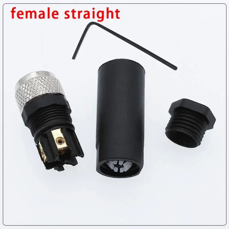 M8 sensor connector waterproof male&female plug straight angle screw threaded coupling 3pin 4pin