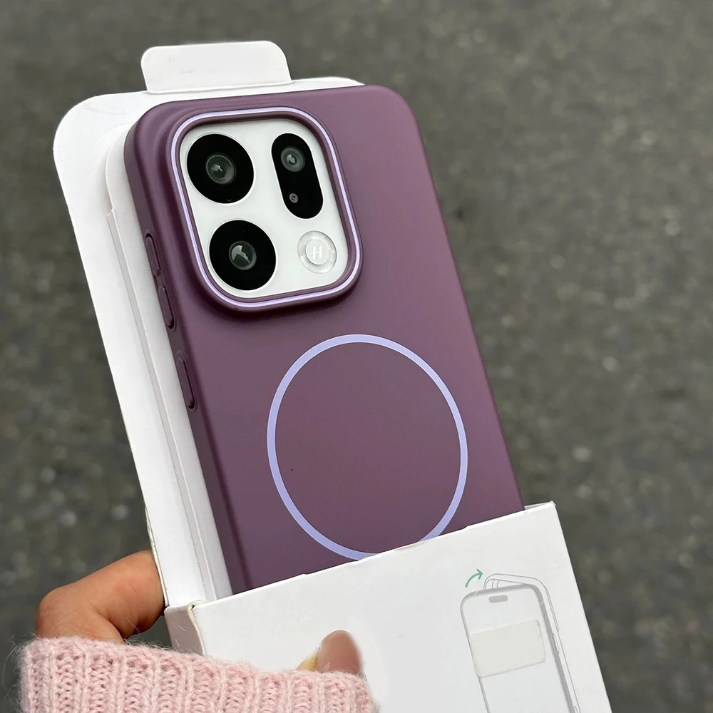 Official Colorful Matte Magnetic Shockproof Rugged Phone Case