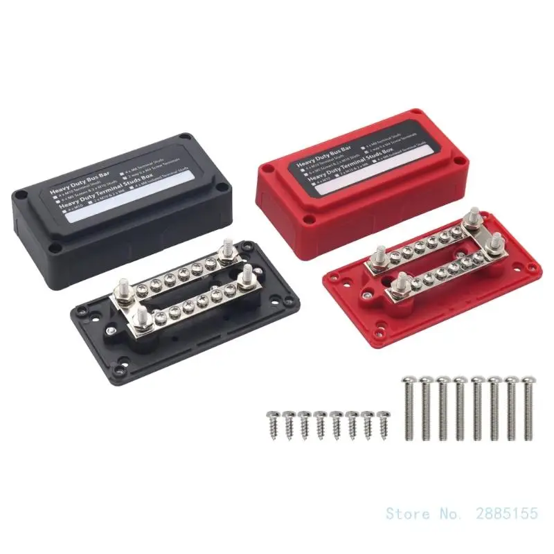 

Versatile Power Distribution Block with100A Capacity Secure & Neat Wiring Solution DC48V Suitable for Car & Boat Durable