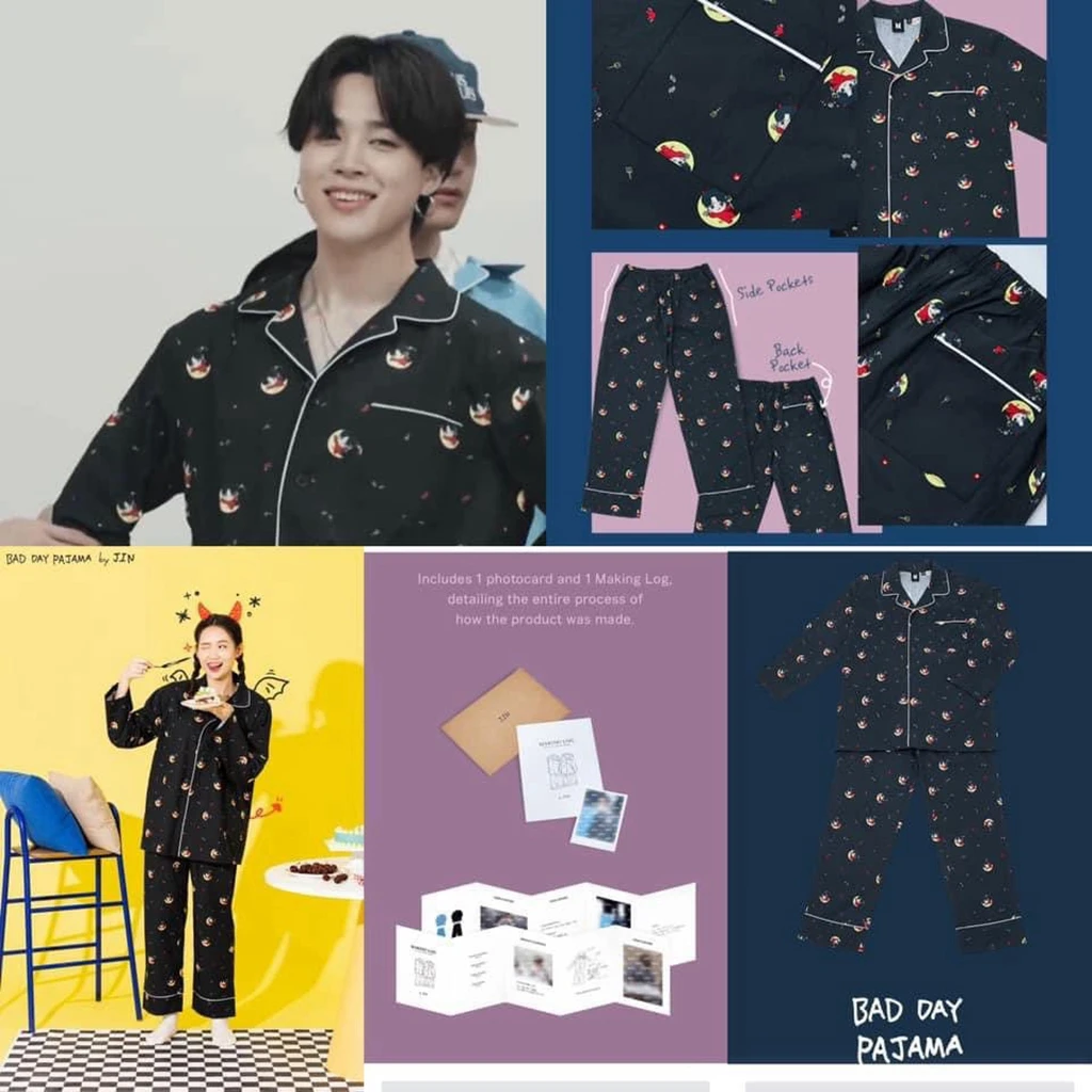 New Pajamas Set JIN Tracksuits Two Pieces Set Oversize