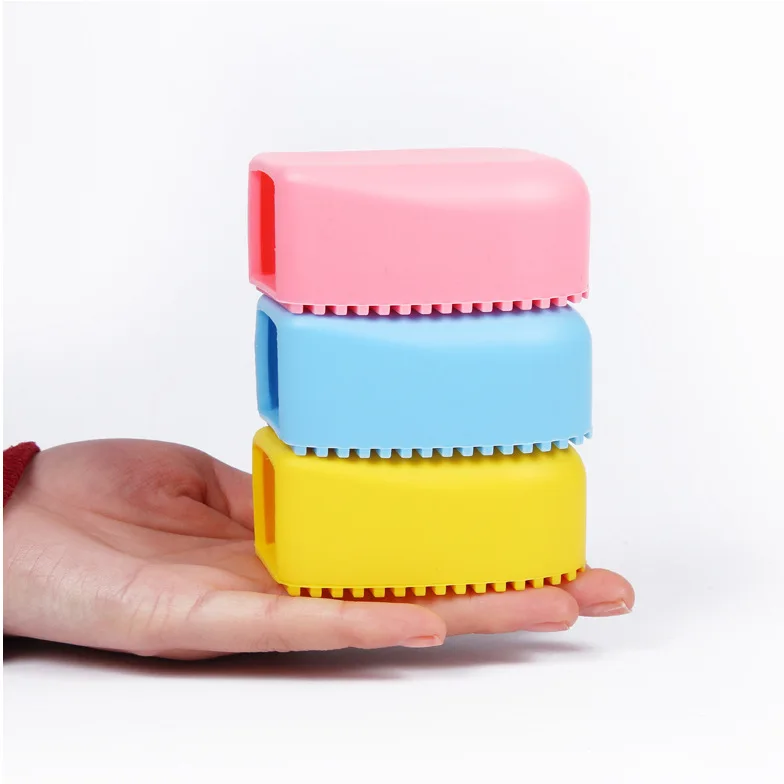 Laundry Board Small Silicone Wash Scrub Board Non-slip Mini Washboard Scrubbing Brush Handheld Antiski Cleaning tool