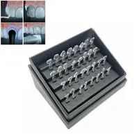 Kit de moules de placage dentaire 2x32 pièces/ensemble, système Venner Composite Direct dentaire, moule en résine Composite, traitement léger, moule pour dents antérieures 2