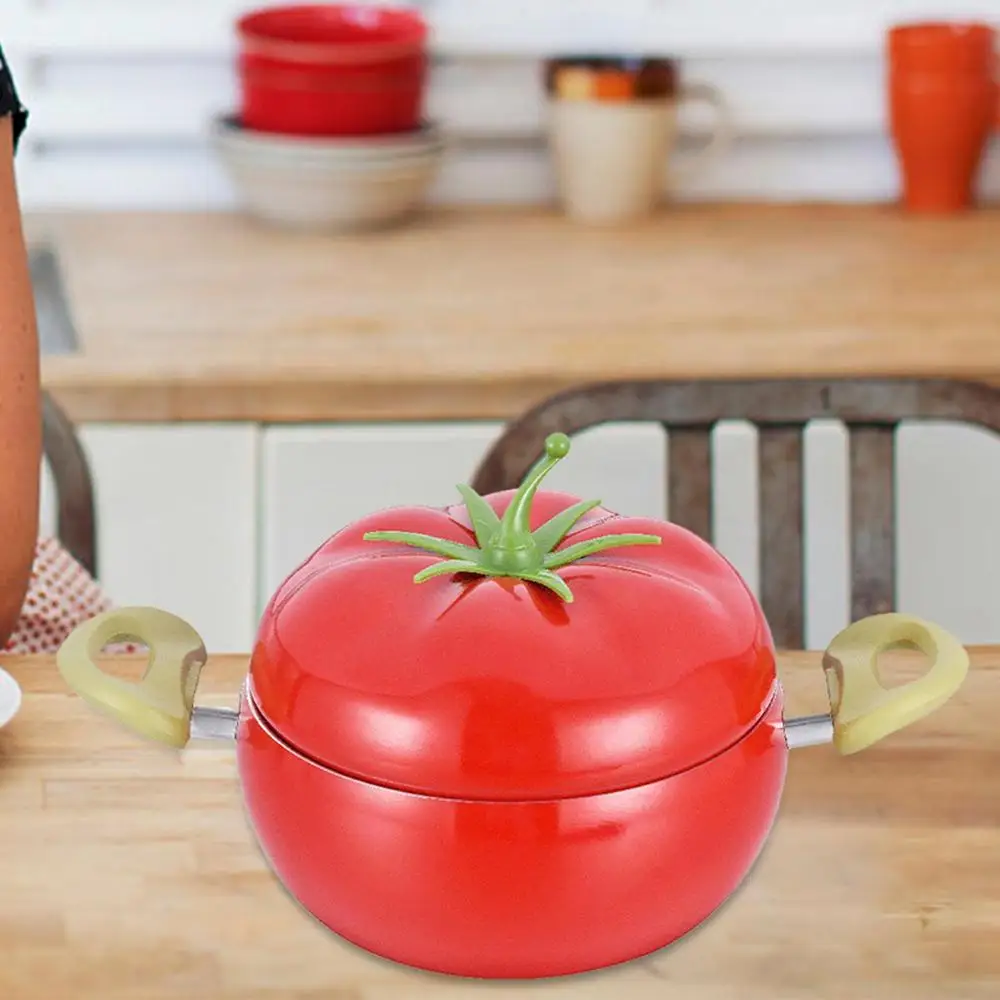 Description Picture 2 of item1pcs Non-stick Soup Pot Aluminum Eggplant Tomato Apples Pear Avocado Dessert Saucepan Frying Pan Multi-Use Kitchen Supplies
