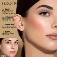 1 pièce couvre les cernes et les marques d'acné, bâton correcteur, ombre corporelle, ombre de nez, bâton de Contour pour créer un maquillage impeccable 5