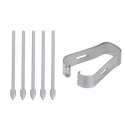 Premium Touch Stylus Pen Replacement Tips - Universal S Pen Accessories (1Set Grey)