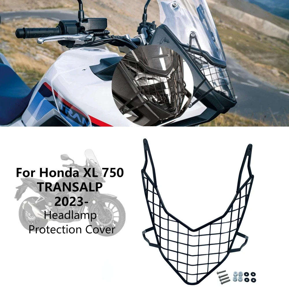 Per XL 750 TRANSALP Protezione fari Protezione griglia fari in alluminio_voghion.com
