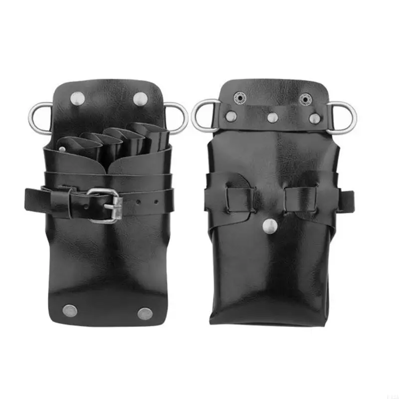 Hair Care Styling Tools Waist Bag Salon PU Hairdressing Tool Pouch Pet Clipers Holsters Multi-Pocket for Barbers Stylist F42A