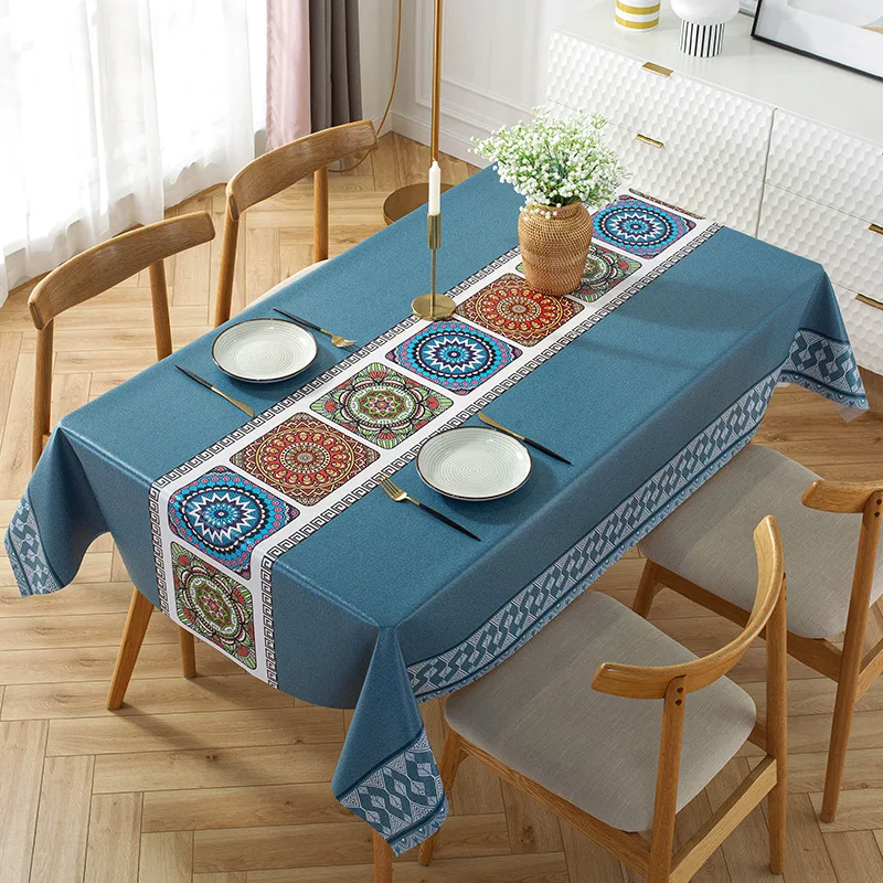 Nordic Bohemian Printing Rectangular Tablecloths for Table Party Decoration Waterproof Oxford Cloth Dining Tables Cover Manteles,table cloth,rectangular tablecloth