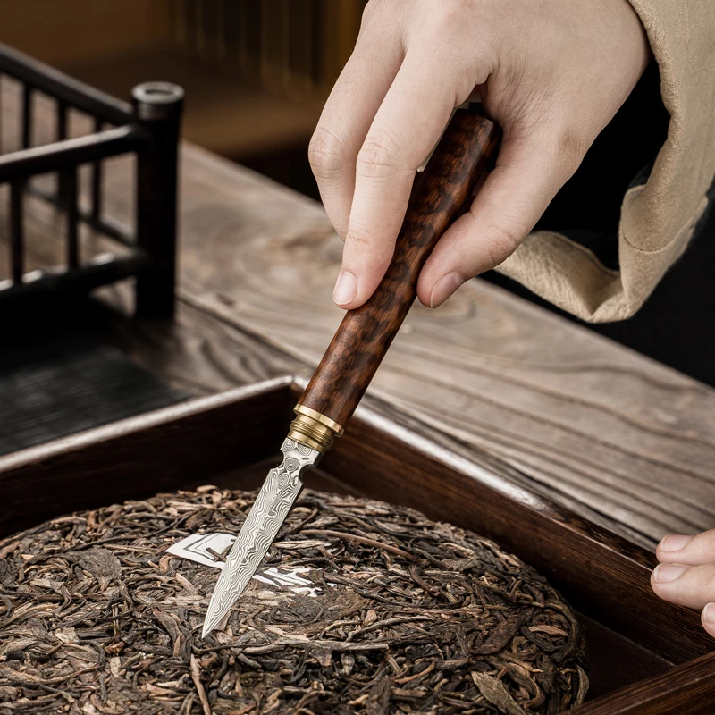 Handmade Sandalwood Tea Knife Prying Luxury Kung Fu Tea Ceremony Vintage Chinese Puer Knife Gift Te Verde Chino Teaware 6