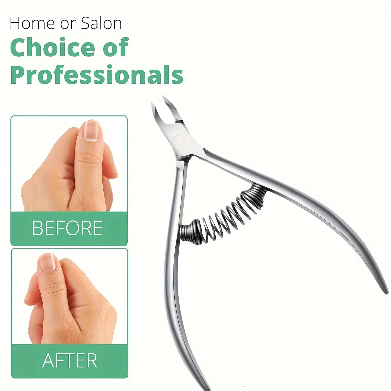 Stainless Steel Nail Clipper Set Professional Manicure Pedicure Kit Cuticle Scissors Nipper Trimmer
