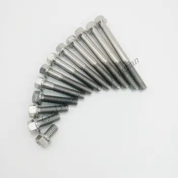 티타늄 티타늄 육각 헤드 플랜지 볼트 패스너 사이클링 나사, 10, 15, 20, 25, 30, 35, 40, 45, 50, 55, 60, 65mm, M6, 1 개