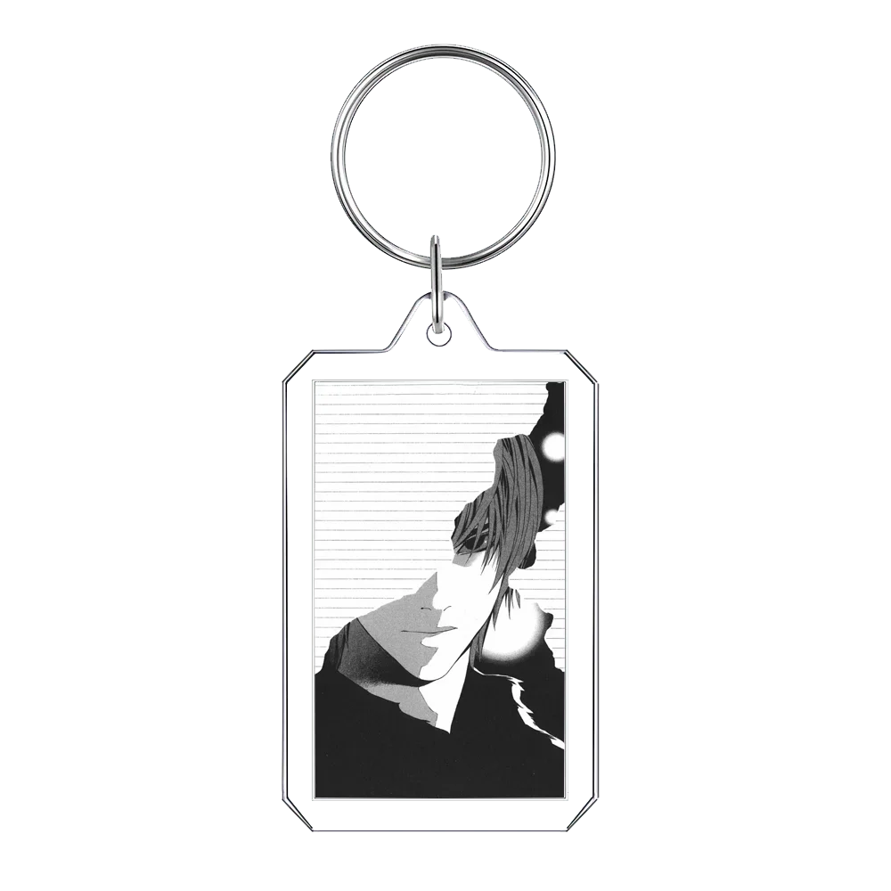 Death Note Acryl Anhänger Yagami Licht Cartoon Rucksack Paar Set Dekor Zubehör Schlüsselbund Anime Kreative Student Geschenk – Detail 6