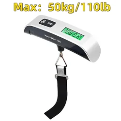 Portable Digital Luggage Scale with LCD Display - 50kg/110lb Capacity (As picture)