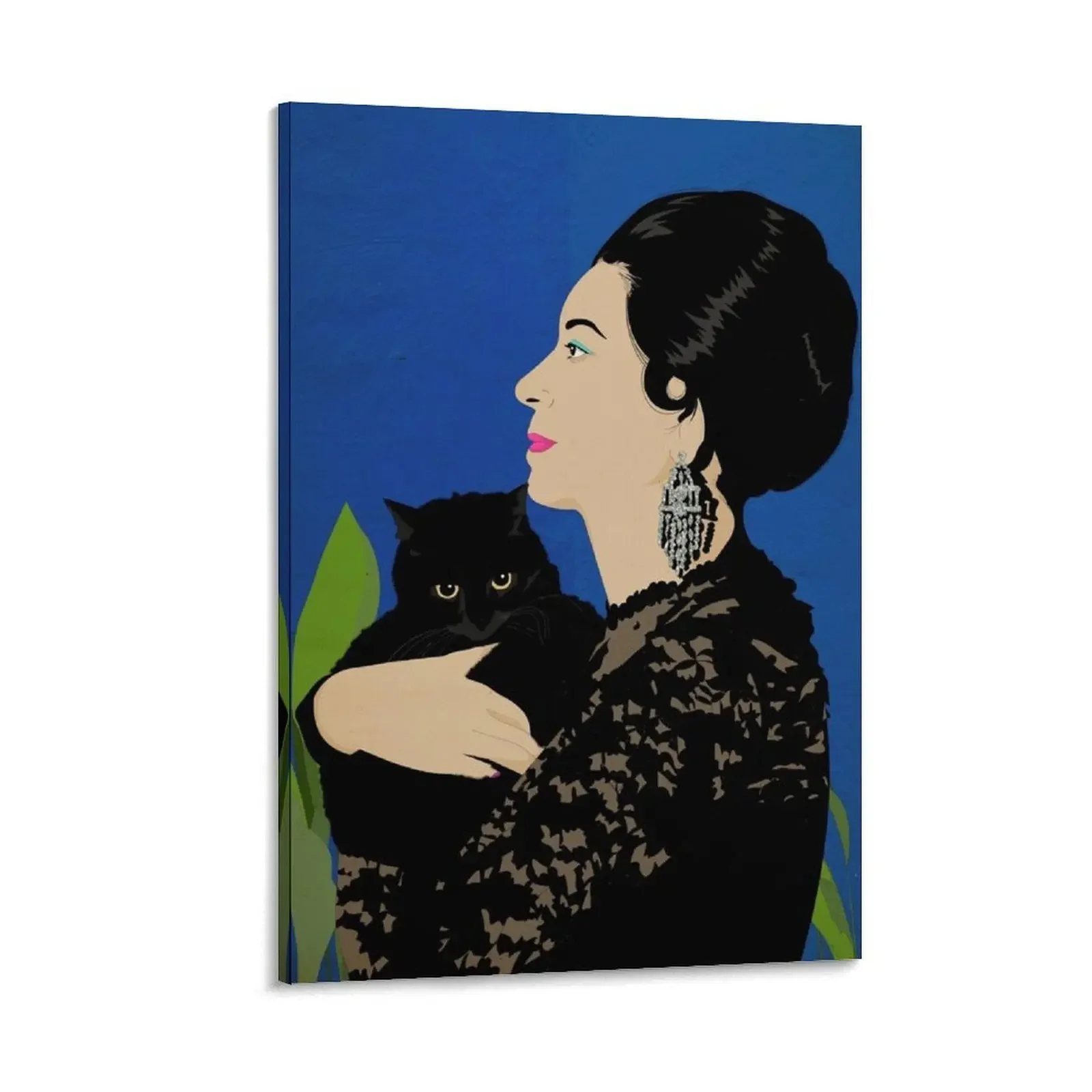 

Umm Kulthum's Cat холст живопись японская комната Декор аниме декоративные постеры для дома настенное Искусство Холст Живопись