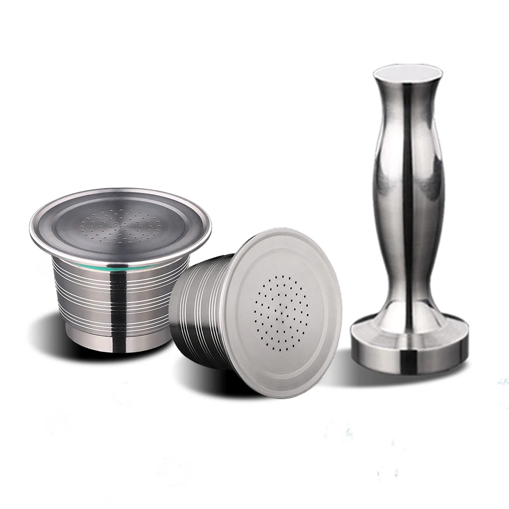3 Capsule 1 Tamper Nespresso Stainless 