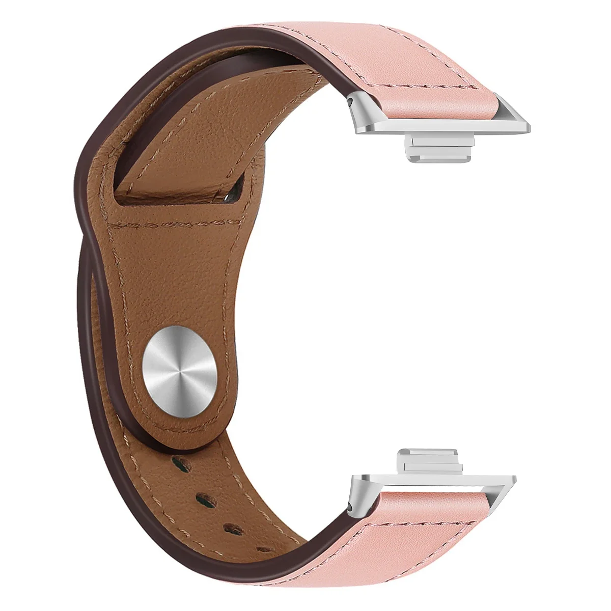 Premium Leather Band Wrist Strap for Smart Watches - Stylish Accessory Compatible with Multiple Models