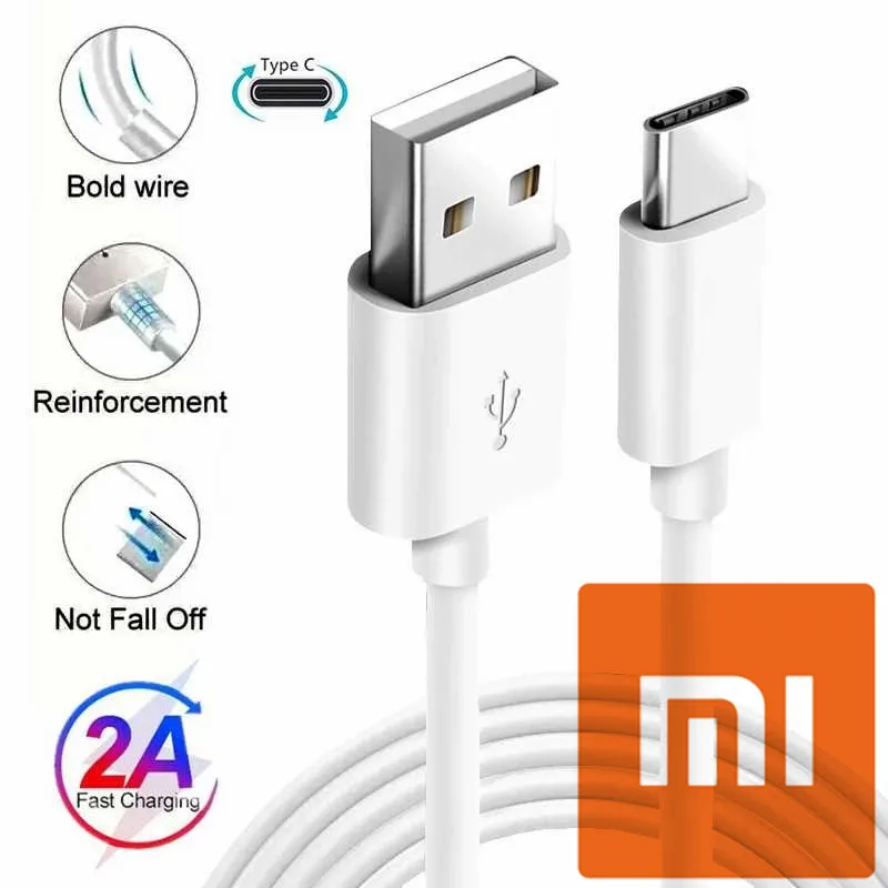 Original Xiaomi Redmi 10c Charger Cable Fast Charge Usb Type C Cable