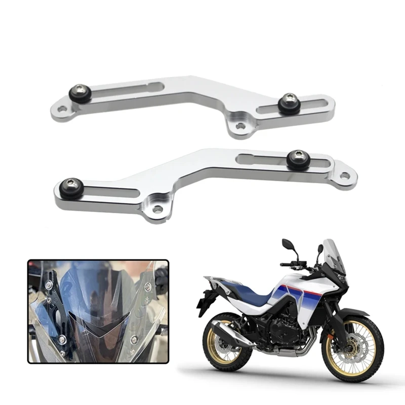 오토바이 윈드 스크린 조절기, 혼다 XL750 XL 750 Transalp 750 2023 2024 CNC 알루미늄 윈드 실드 브래킷