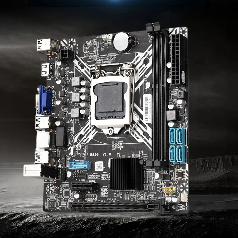 

Материнская плата B85 LGA 1150, поддержка DDR3, M-ATX USB2.0 HD-совместимая + VGA SATA3.0 плаша, двухканальная карта памяти, 16 ГБ материнская плата