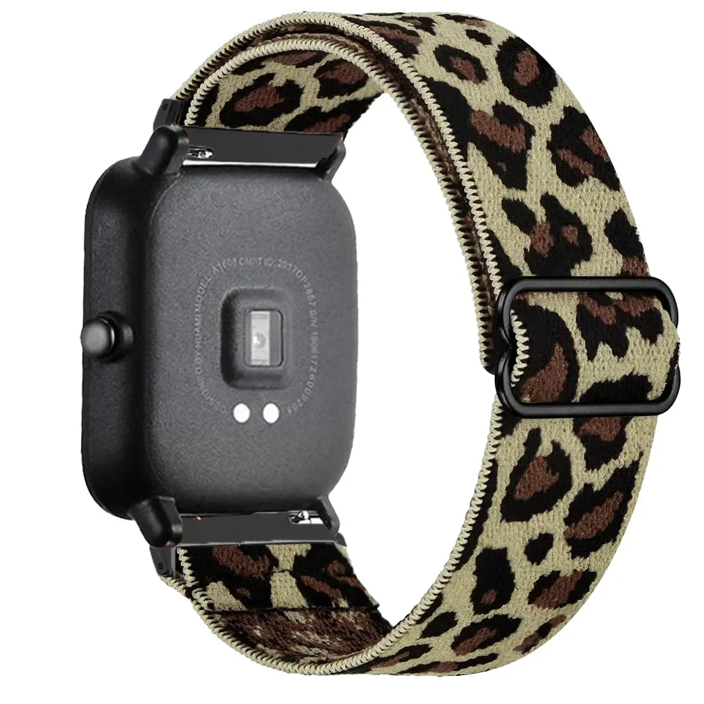 Elastic Nylon Braided Sports Watch Band Loop, Unisex,