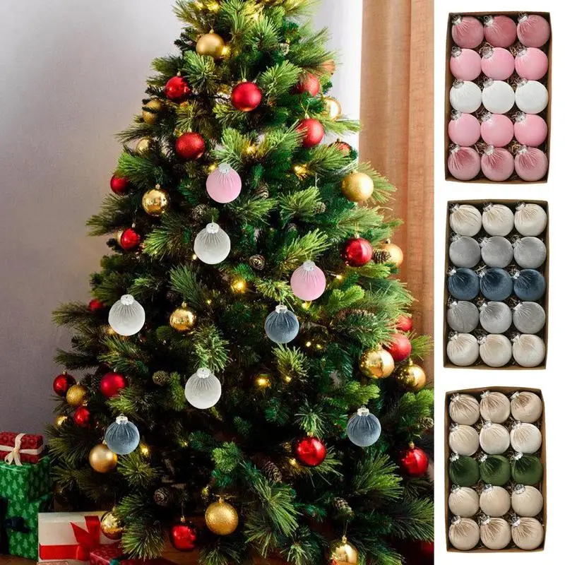 

Christmas Tree Decoration Balls 15 Holiday Tree Ornaments Christmas Balls Home Decor Stocking Gifts Tree Pendants for Holiday