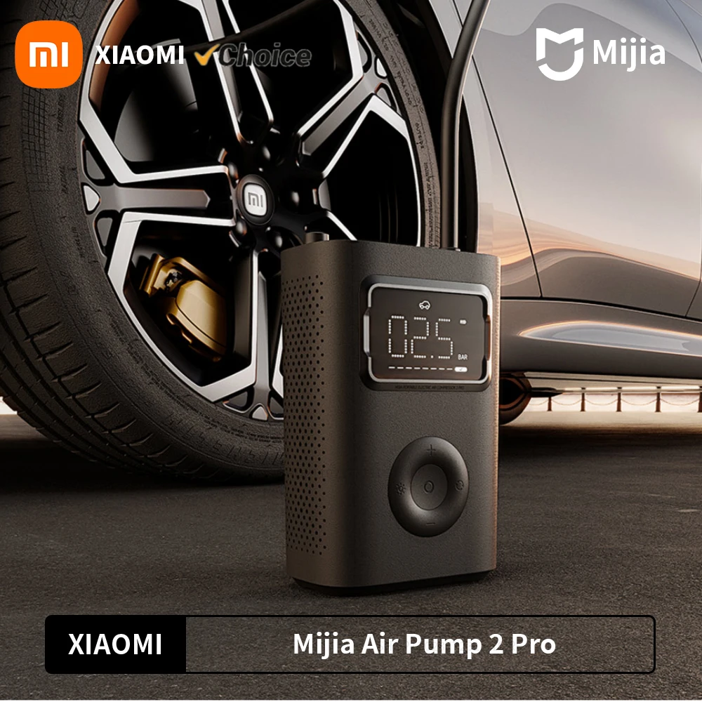 New-Xiaomi-Air-Pump-2-Pro-Mini-Portable-Electric-Air-Compressor ...