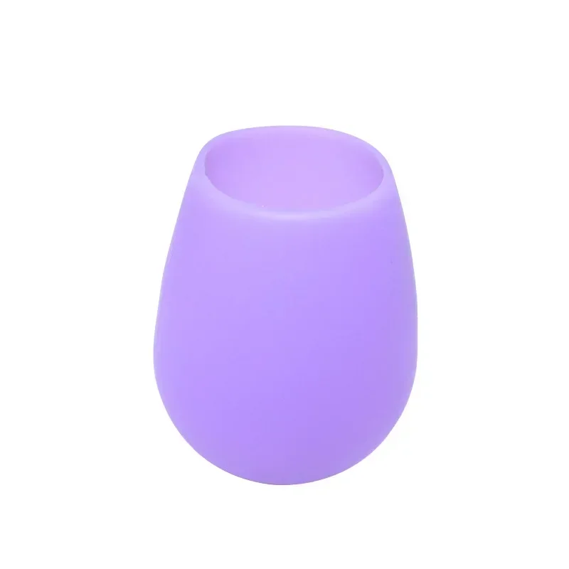 Food Grade Silicone Wine Cup Foldable Shatterproof Cup Party Camping Picnic Candy Color Soft Water Cups