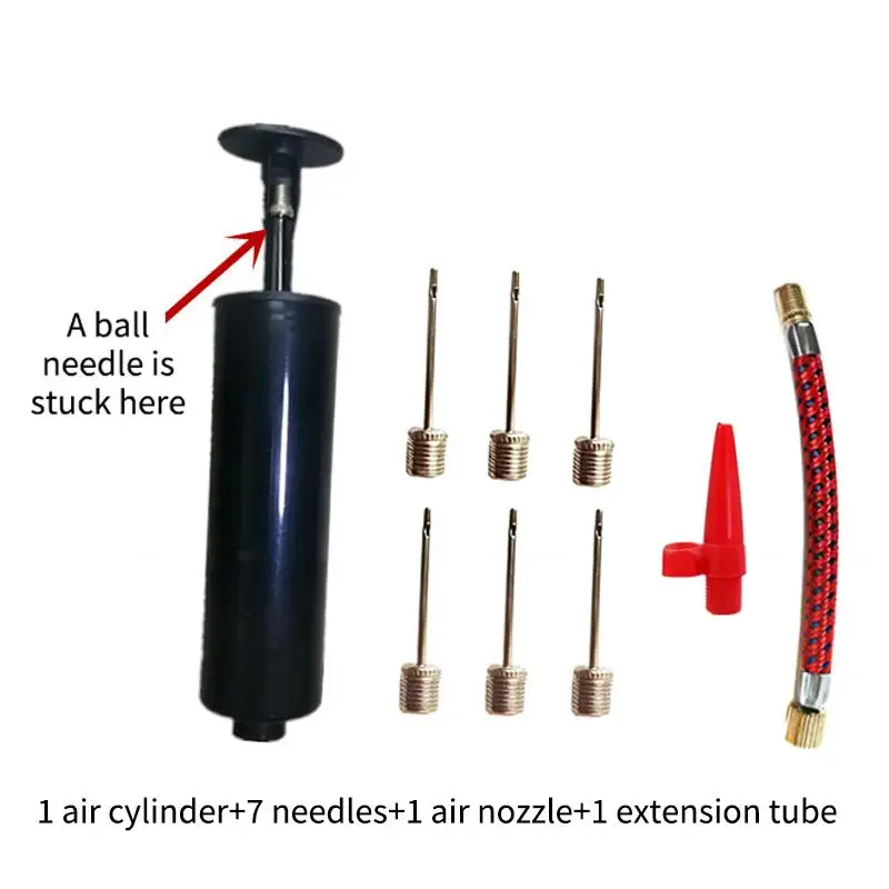 New 10Pcs/Set Portable Mini Hand Air Balls Pump Inflator Inflatable Kit With Needle For Soccer Basketball Football Volleyball