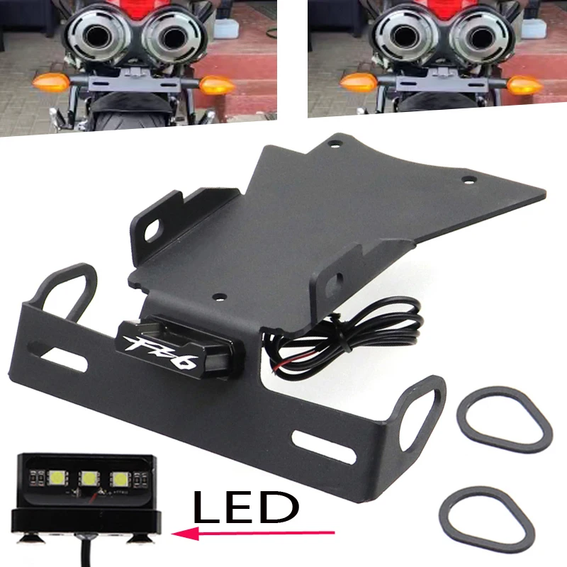 Motorcycle License Plate Holder YAMAHA FZ6 FZ6N FZ6S 2004-2010