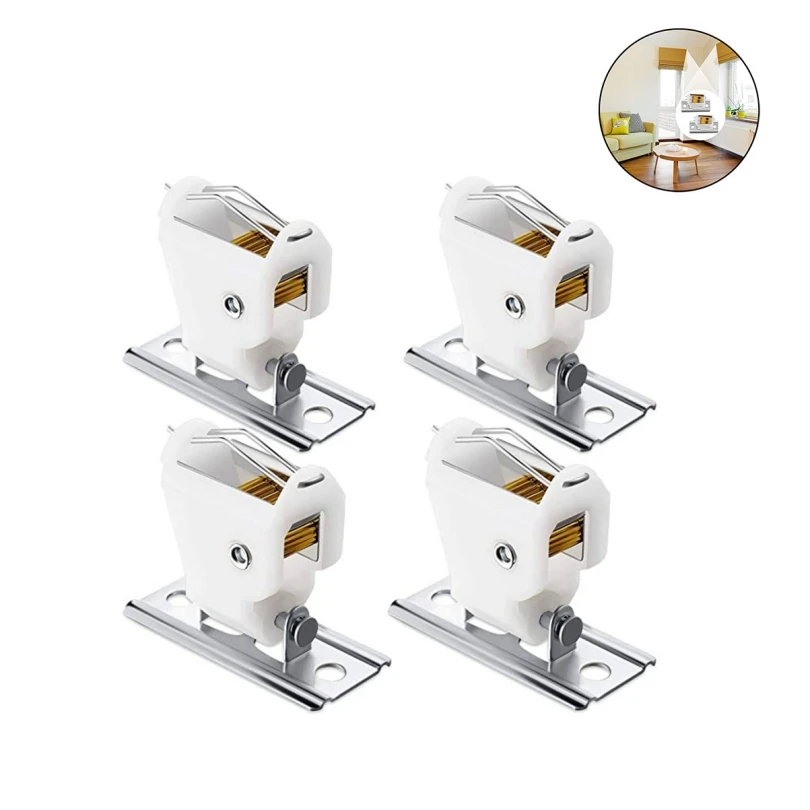 4pcs Roman Shade Cord Lock Can Accommodate 3 Cords Curtain Locks is Suitable for Roman and Austrian Shades Indoor Use