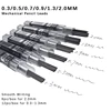 Creative Mechanical Pencil Set 0.3 0.5 0.7 0.9 1.3 2.0mm All Metal Automatic Pencil with Leads,Office School Writing Supplies 2